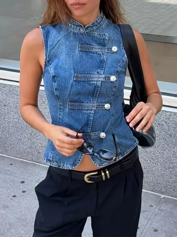 Yana Denim Blouse