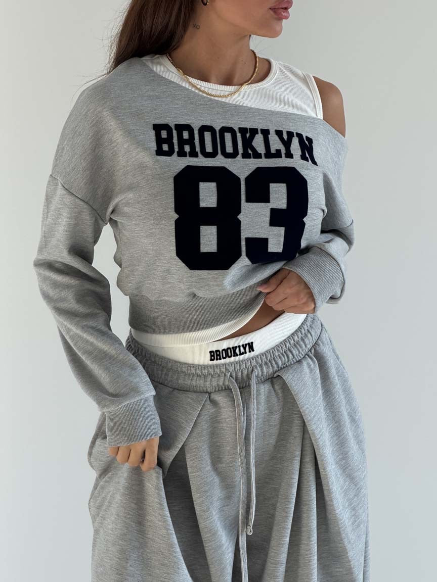 Brooklyn Printed Jogger Set