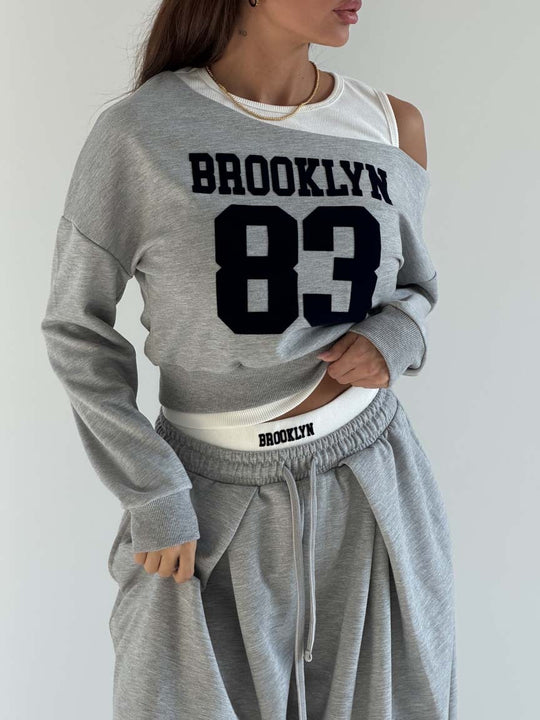 Brooklyn Printed Jogger Set