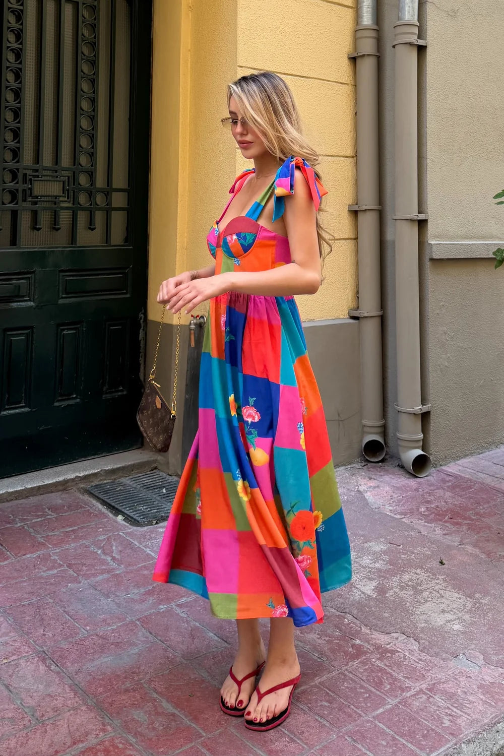 Alessia Floral Off-Shoulder Dress