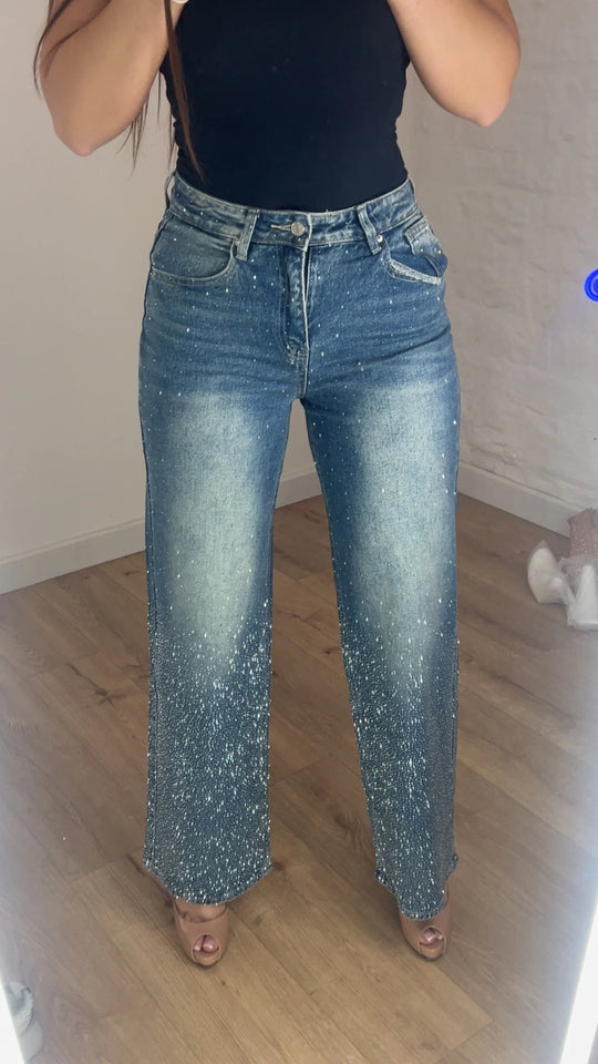 Elena Double Diamante Ombre Jeans