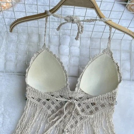 Coral Two Piece Crochet Set