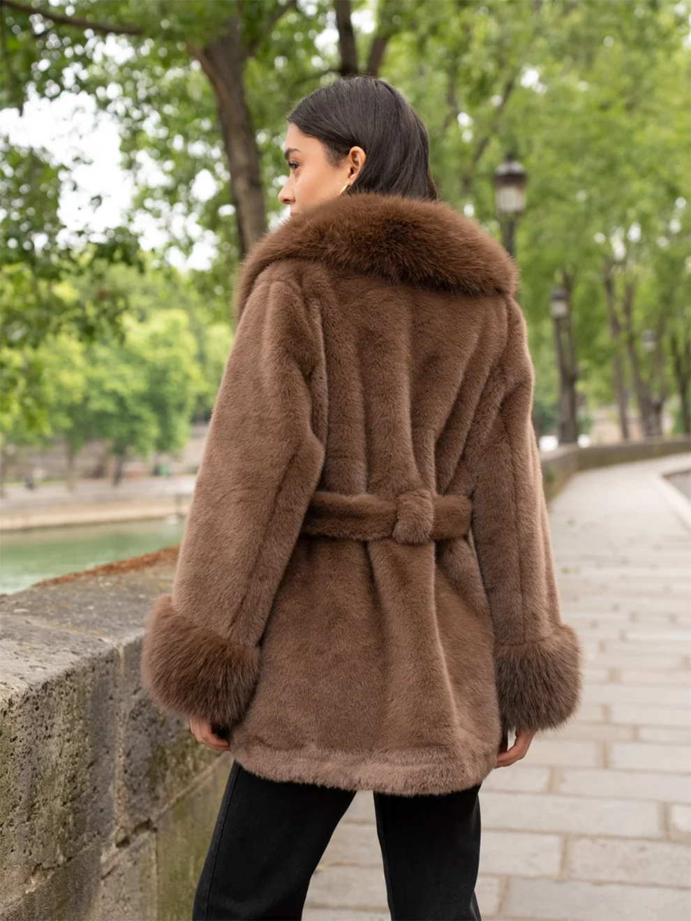 Aubrey Faux Fur Teddy Coat