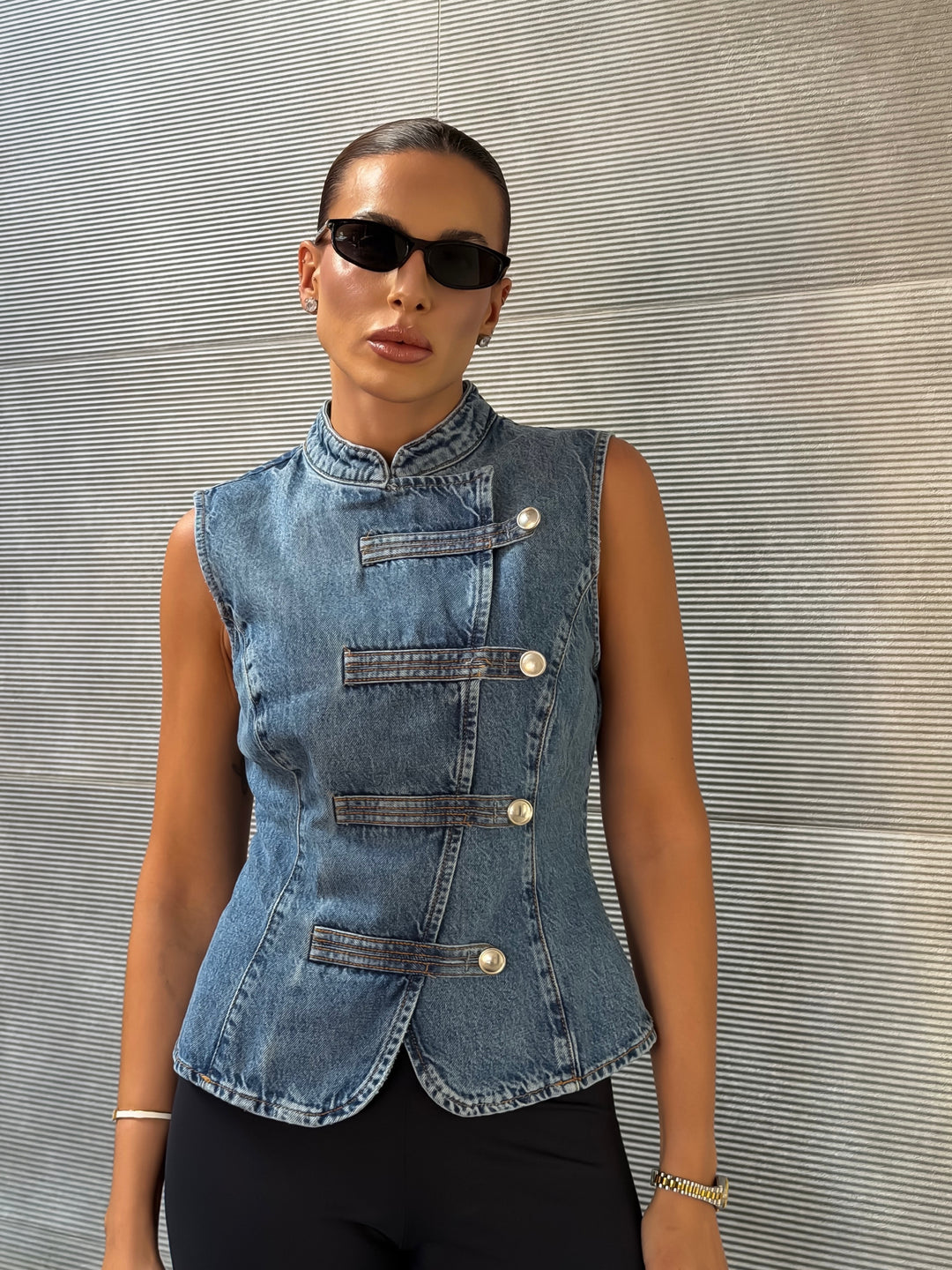 Yana Denim Blouse
