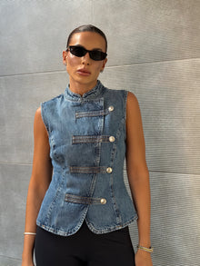 Yana Denim Blouse
