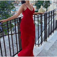 Stormi Maxi floor length Dress with Ruffle Detailing