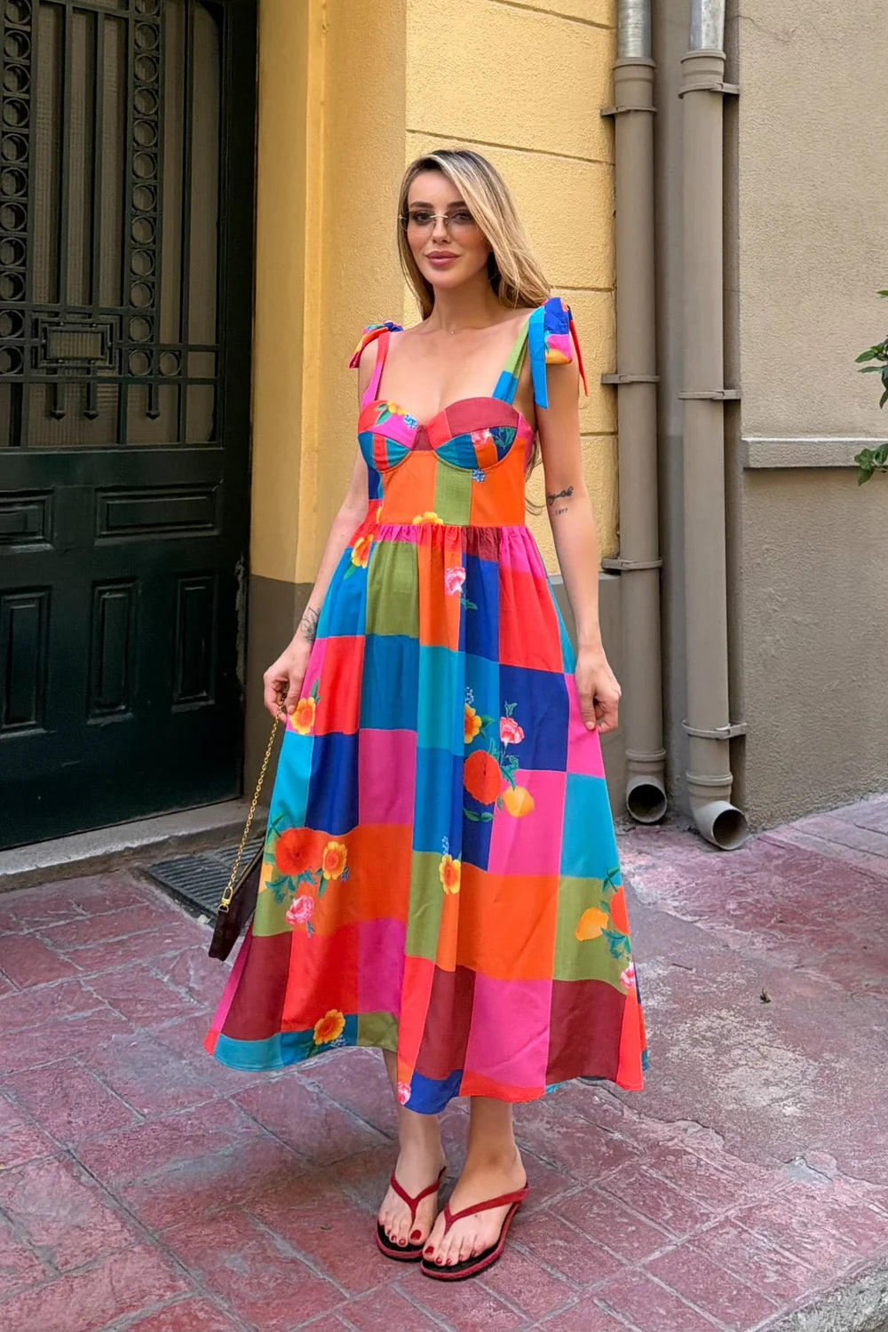 Alessia Floral Off-Shoulder Dress