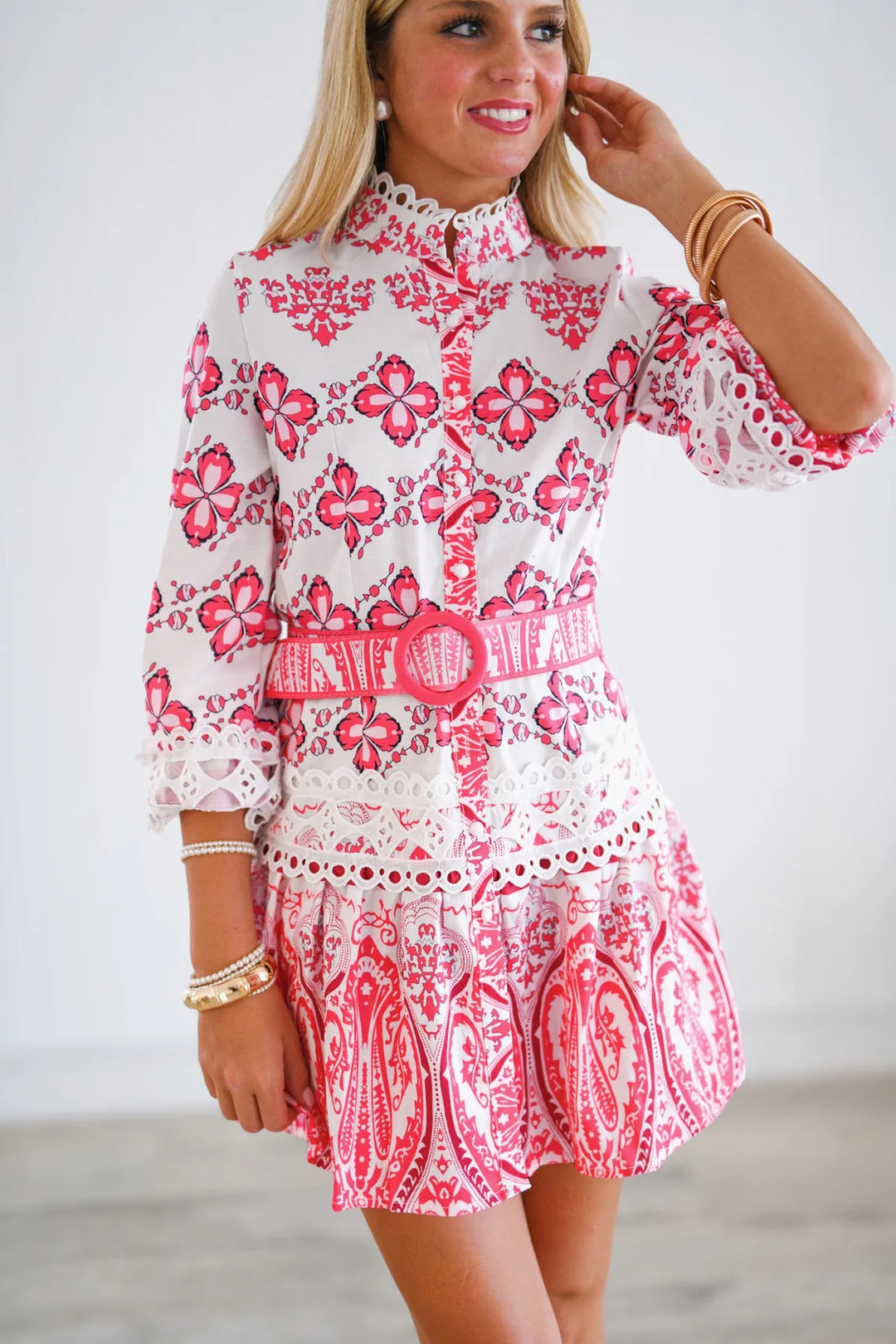 Vienna Summer Dress with Belt