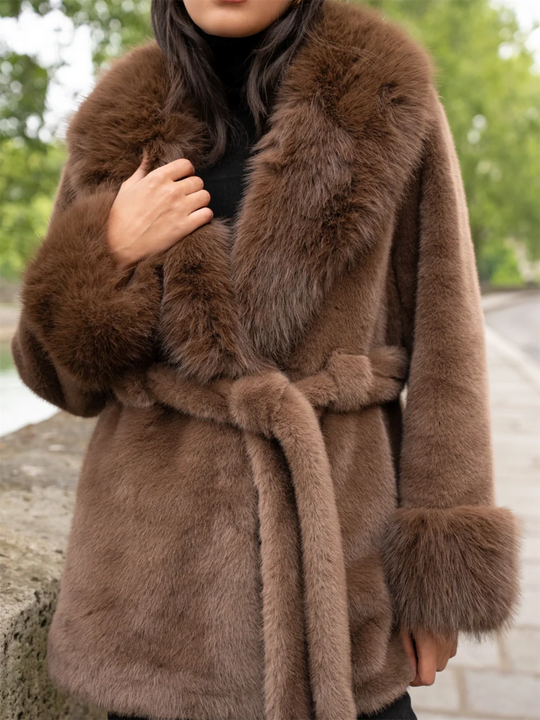 Aubrey Faux Fur Teddy Coat