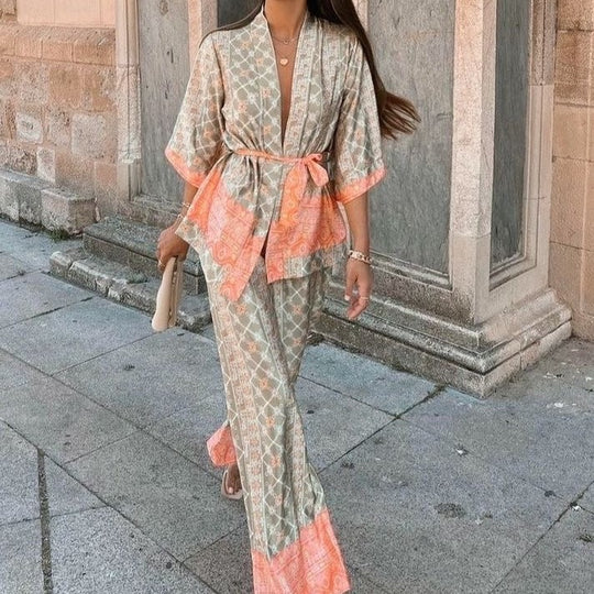 Ashley Printed Coord Set