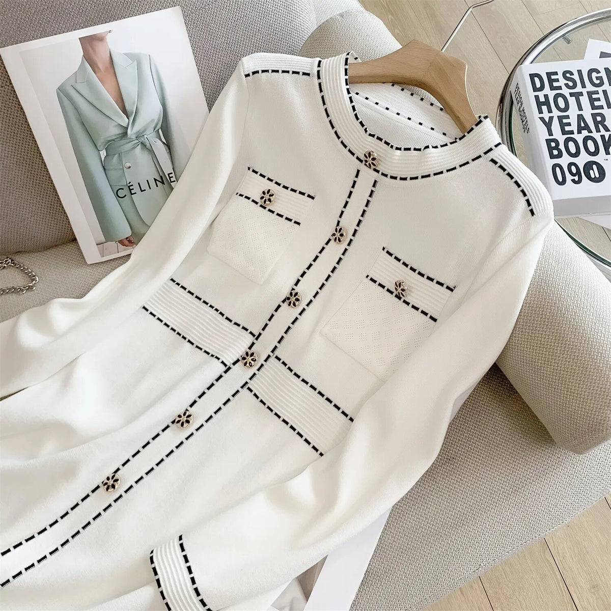 Taylor Knitted Sweater Dress