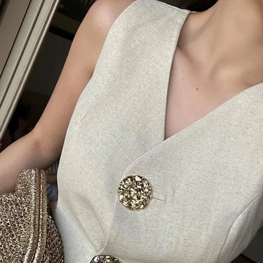 Janet Gumdrop Cotton Waist Coat and Pant Set