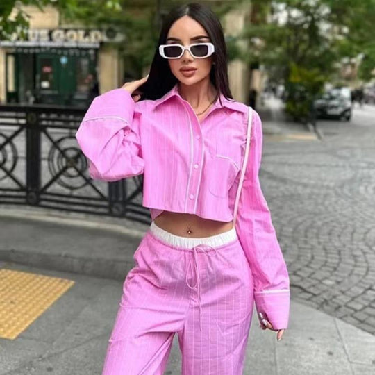 Nicole Striped Coord Set