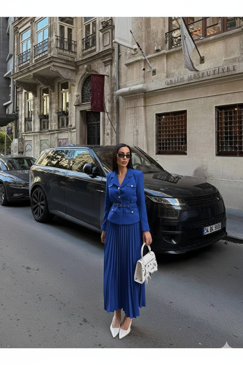 Jeffrey Luxe Suit With Skirt