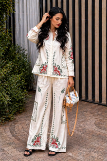 Larsa Embroidered Coord Set