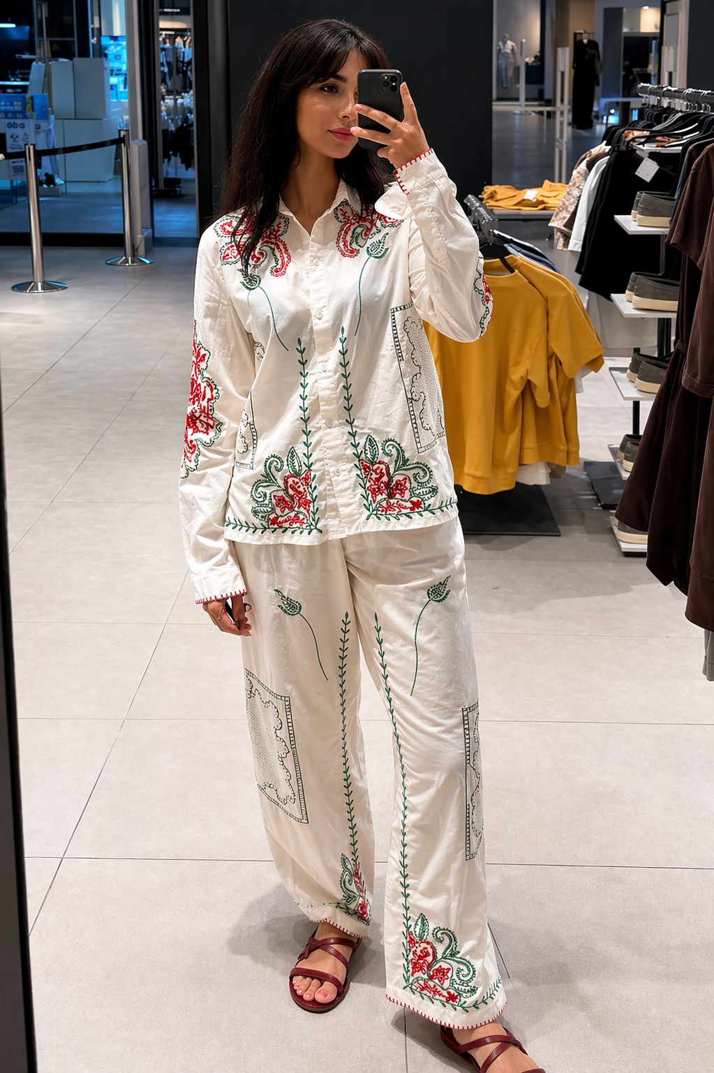 Larsa Embroidered Coord Set