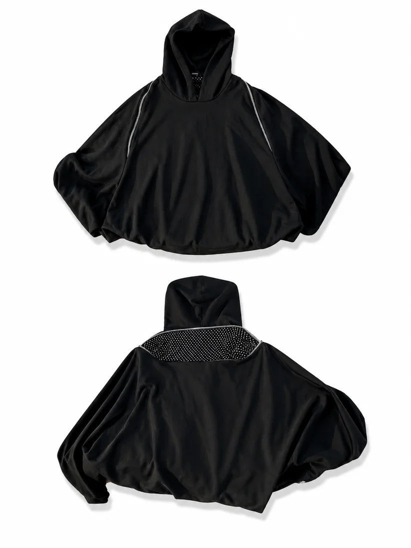 Marbella Backless Zipper Hoodie