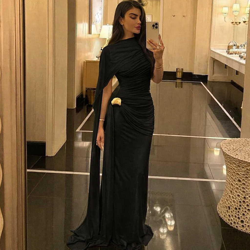 Daphne Ruched Maxi Dress