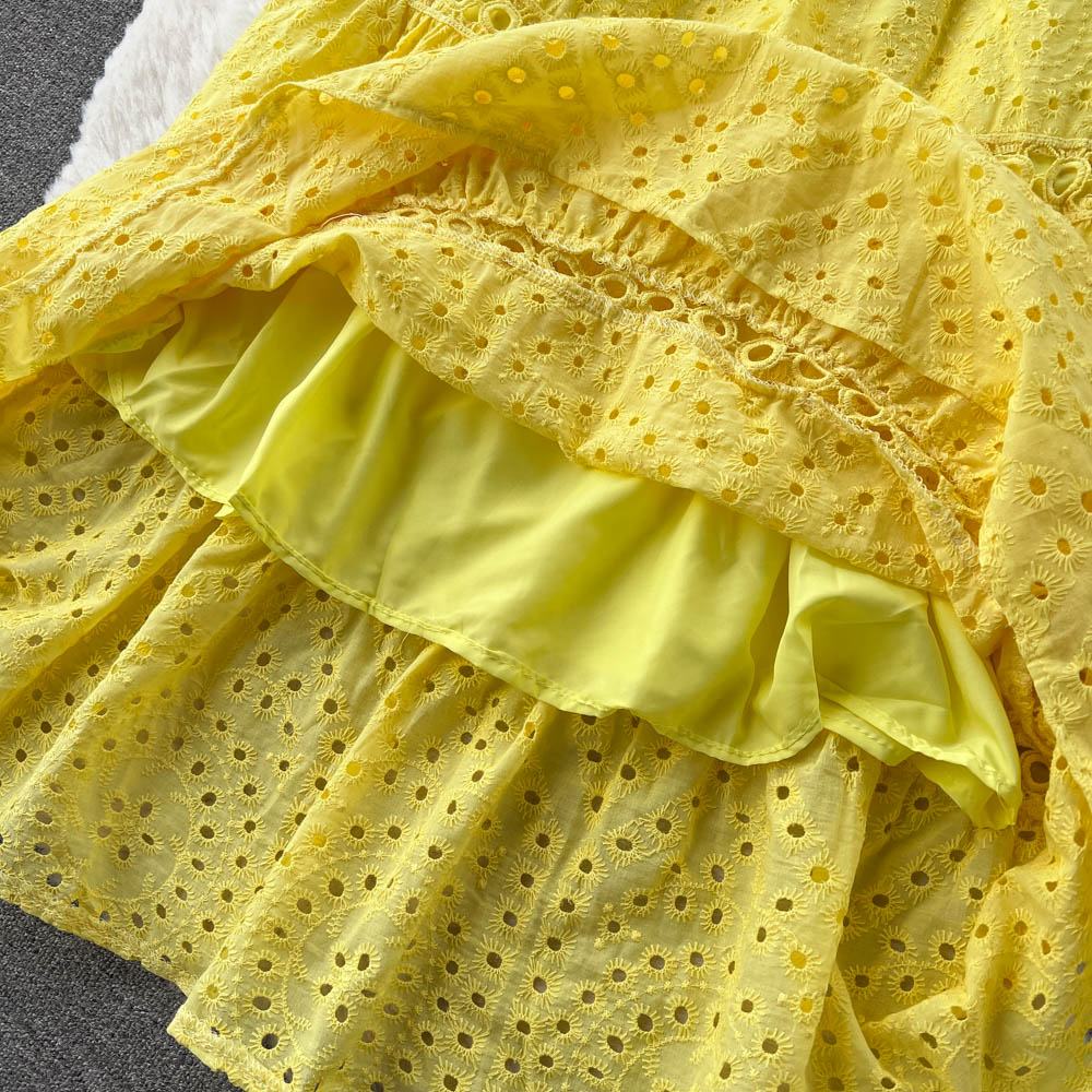 Madeline Hollow out Dress