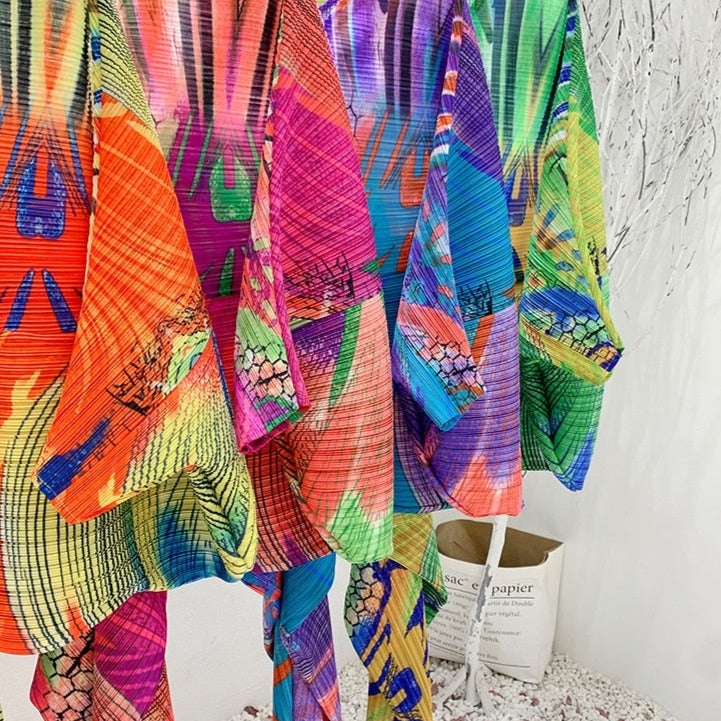 Marcela Geometric print Designer Dress
