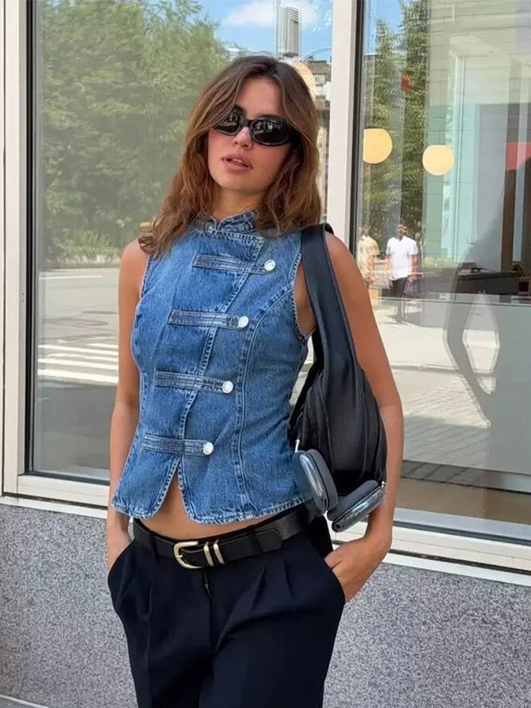Yana Denim Blouse