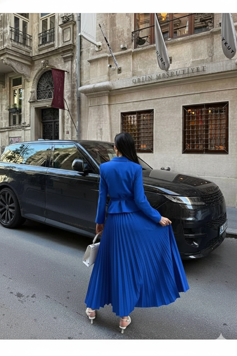 Jeffrey Luxe Suit With Skirt