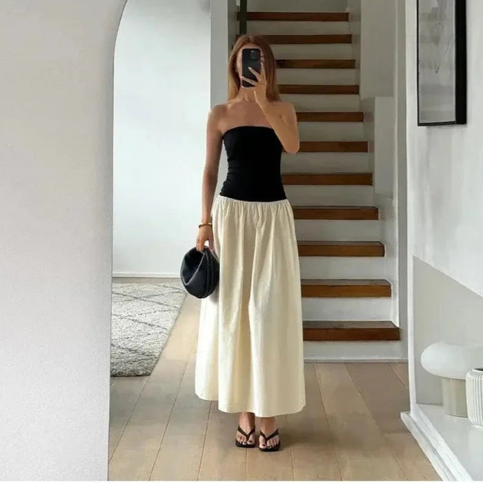 Justina Drop Waist Dress