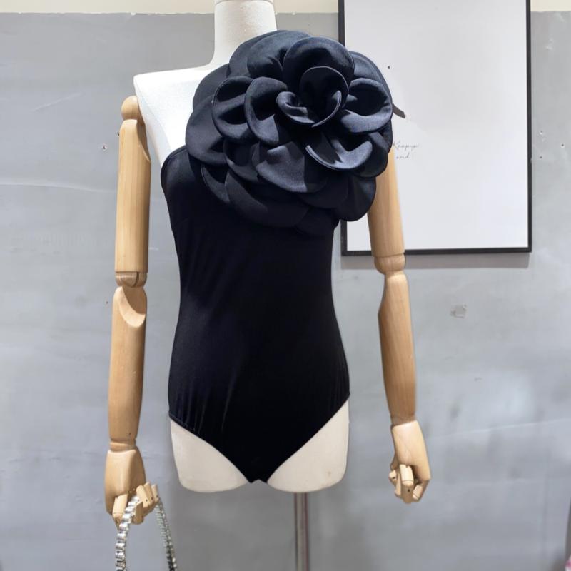 Alia 3D Flower Applique Bodysuit