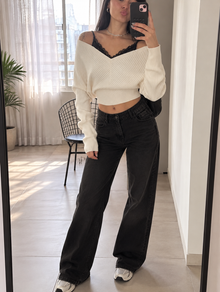 Elise Lace Sweater