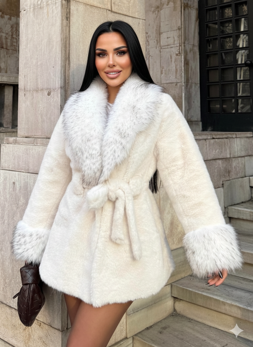 Julien Fur Collar Trench Coat