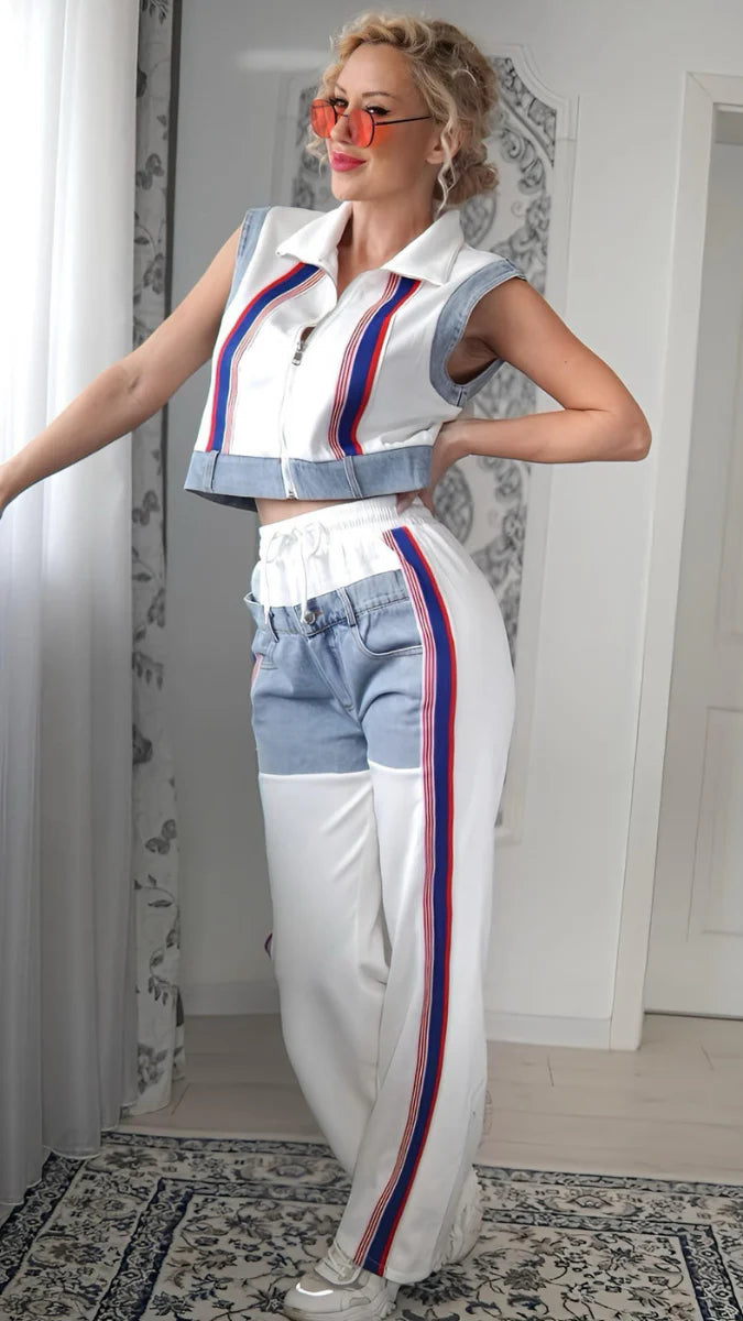 Rubeya Denim Coord Set