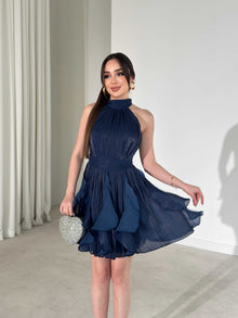 Cathy Ruffled Mini Dress