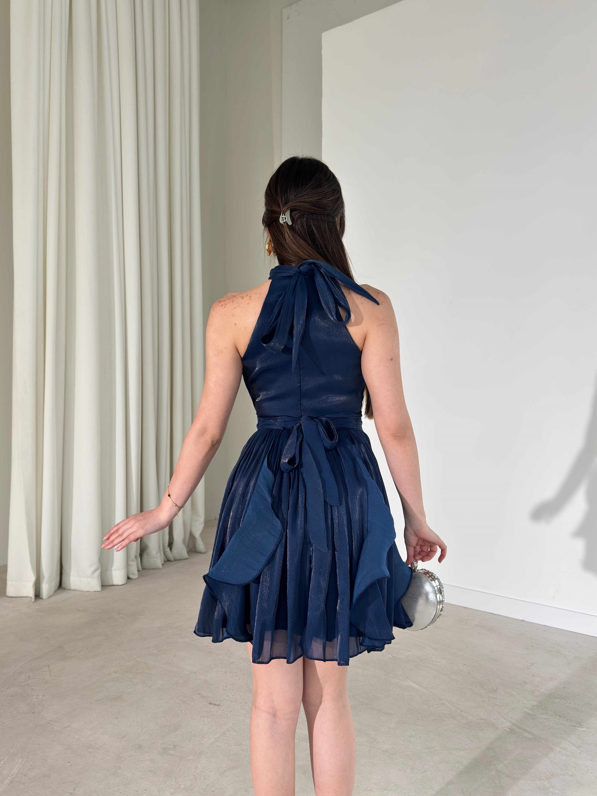 Cathy Ruffled Mini Dress