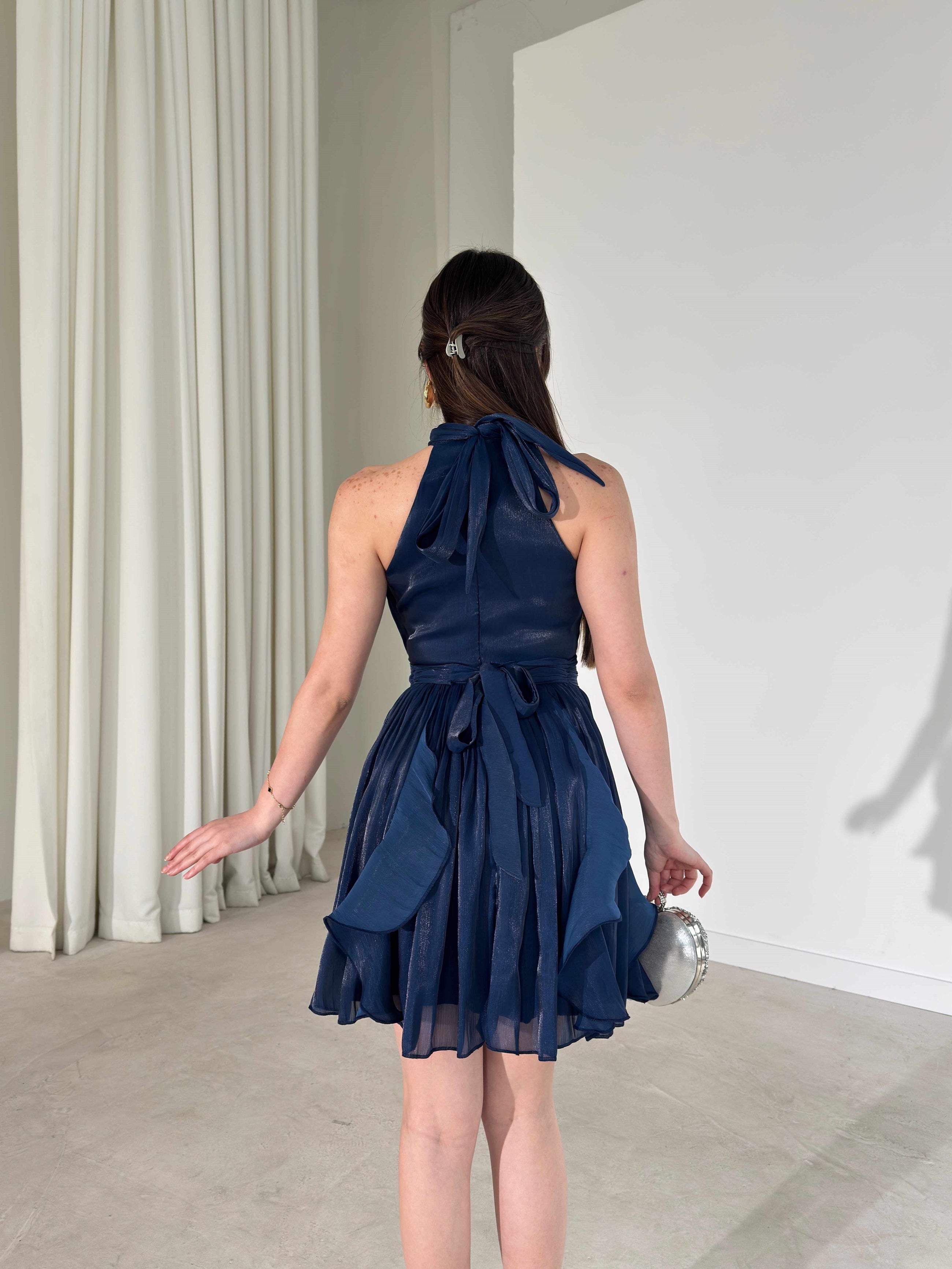 Cathy Ruffled Mini Dress