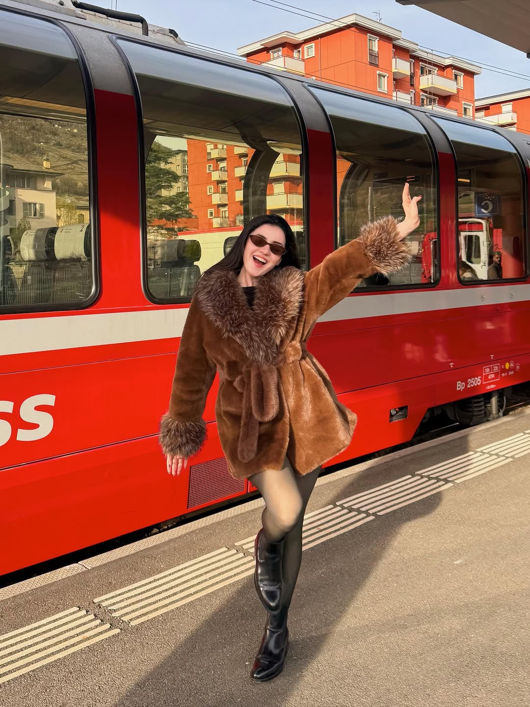 Aubrey Faux Fur Teddy Coat