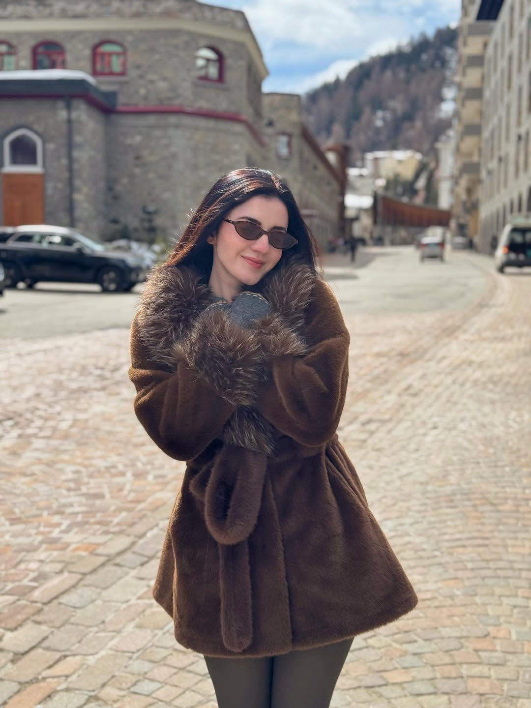 Aubrey Faux Fur Teddy Coat