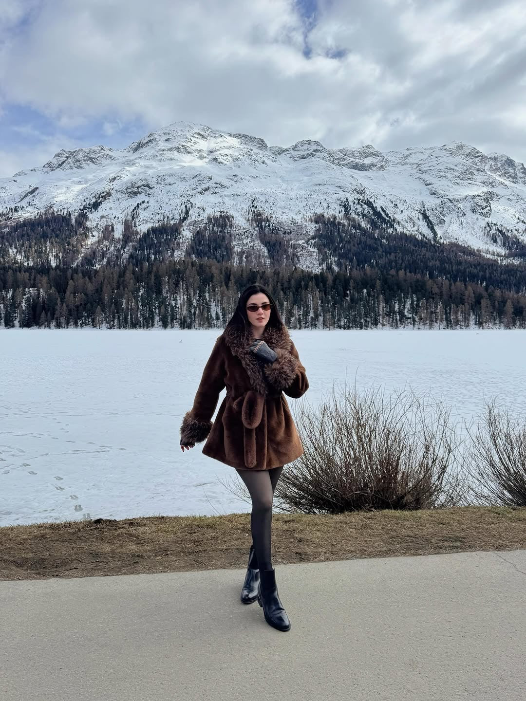 Aubrey Faux Fur Teddy Coat