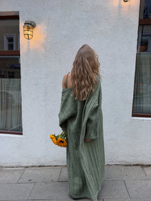 Belize Luxury Woolen Dress with Long Cardigan