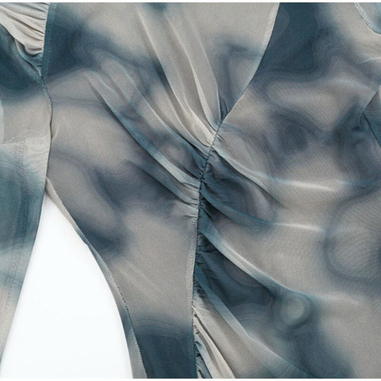 Avril Bodycon Mesh Dress