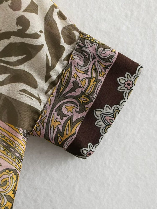 Sage Printed Coord Set