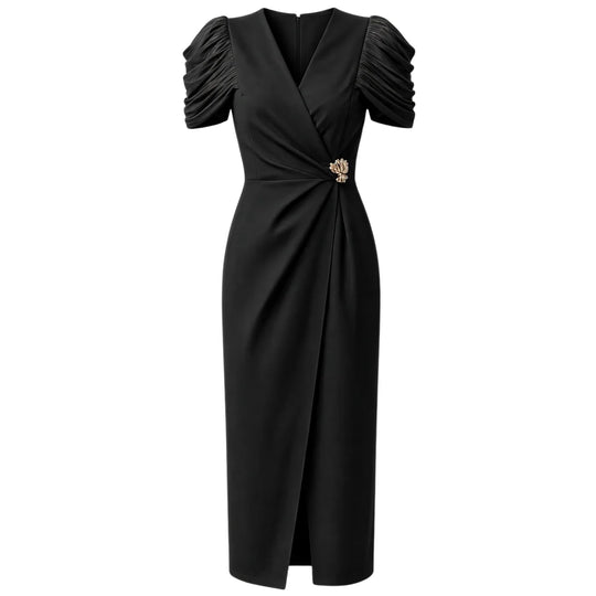 Giorgia Fringe Sleeve Dress