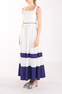 Jamaica Ruffled Colorblock Dress
