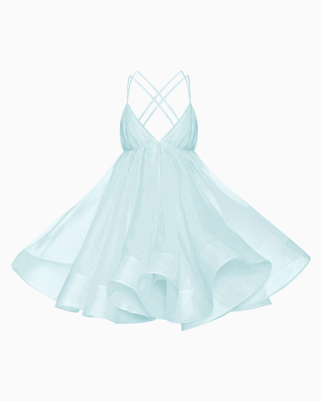 Lara Flounced Mini Dress