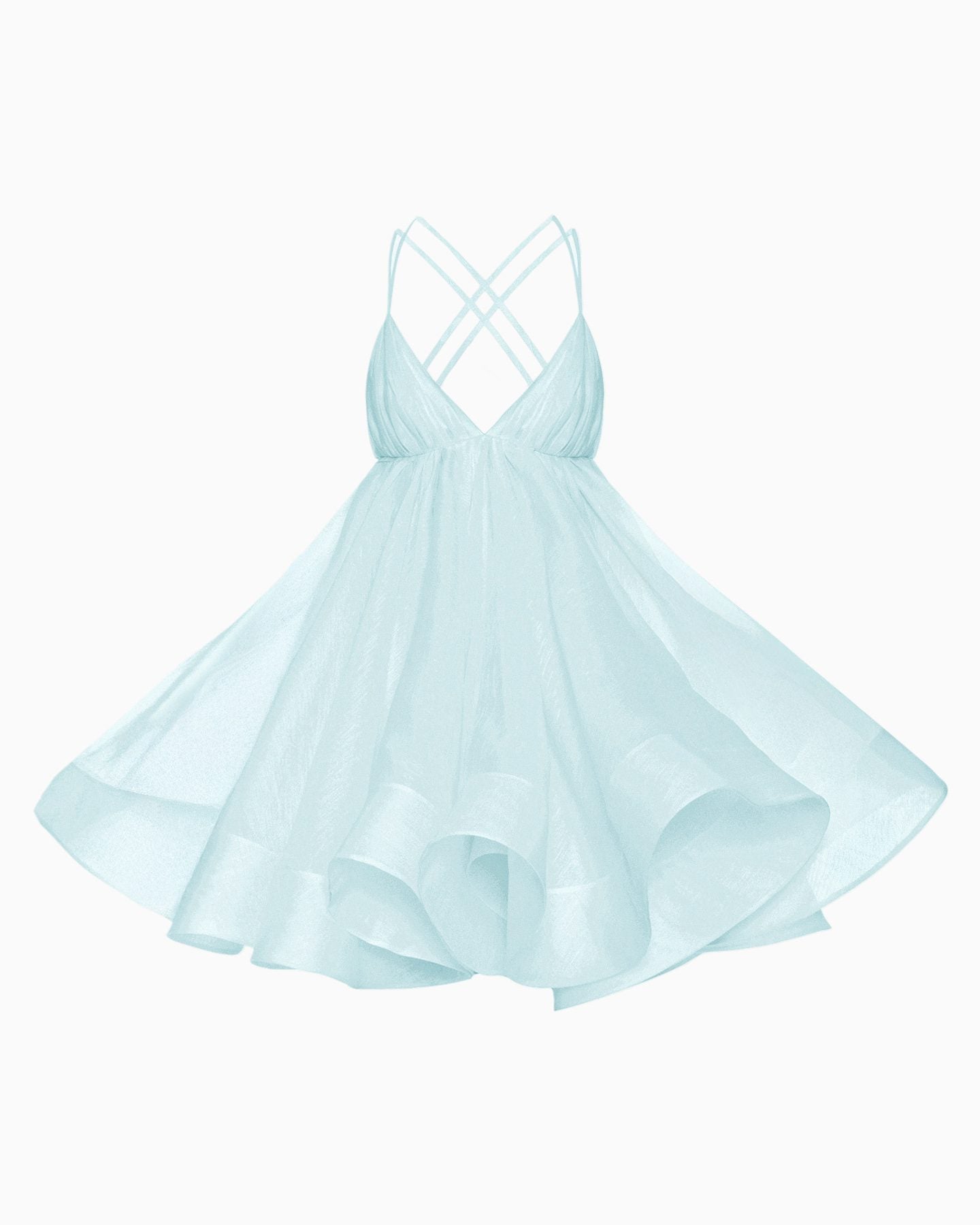 Lara Flounced Mini Dress
