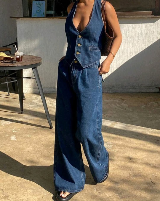 Miya Denim Coord Set