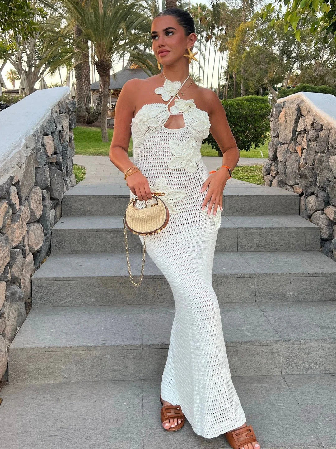 Ammy Crochet Dress