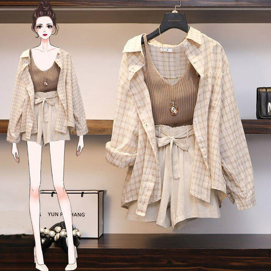 Glen Summer Shorts Set