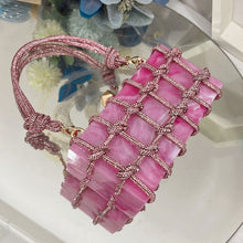 Luxury Rhinestone Marble Bag