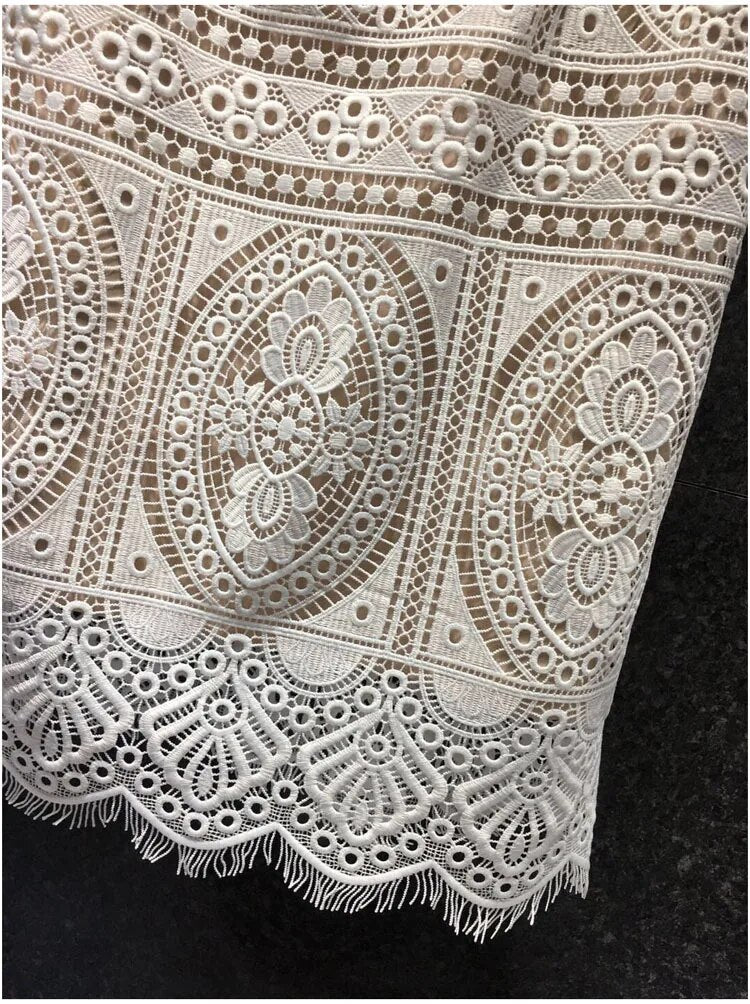 Celestial Embroidered lace Dress