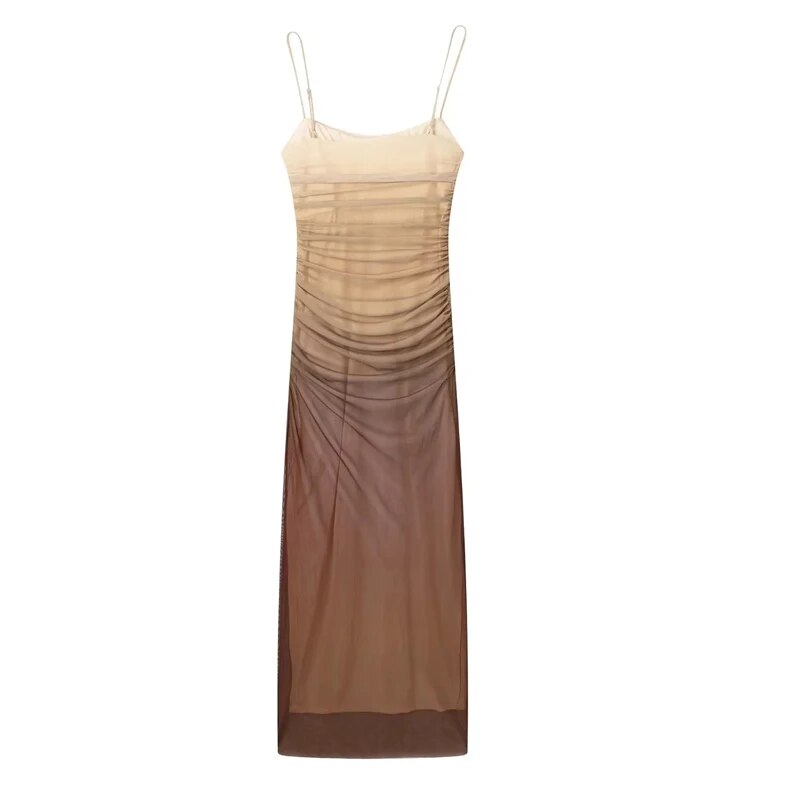 Naira Slim Fit Tulle Dress